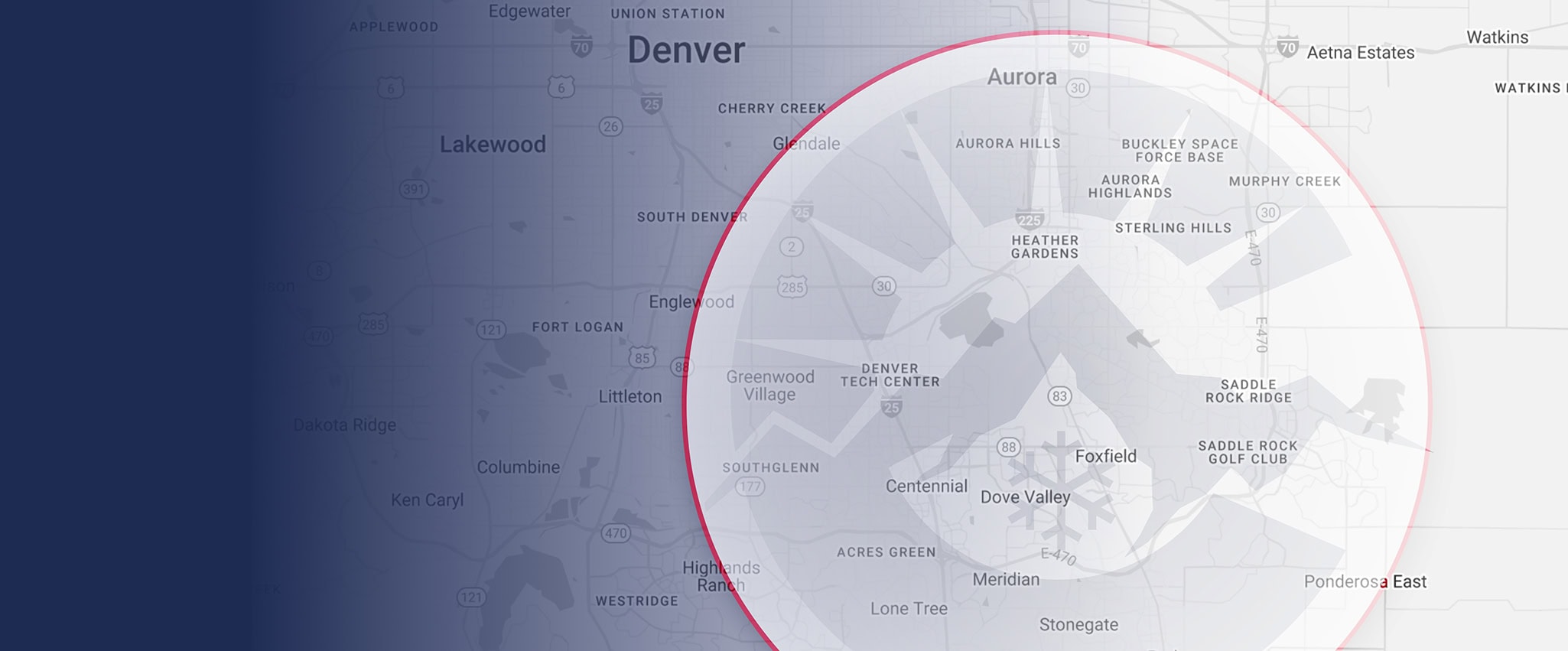Mountain Quality Air service area, covering Stanislaus and San Joaquin counties in Washington.